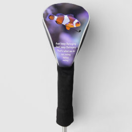 Behalt einfach den Clown Fish Golf Driver Golf Headcover