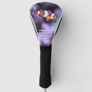 Behalt einfach den Clown Fish Golf Driver Headcover