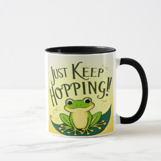 Behalt einfach Hopping! Frog Tasse