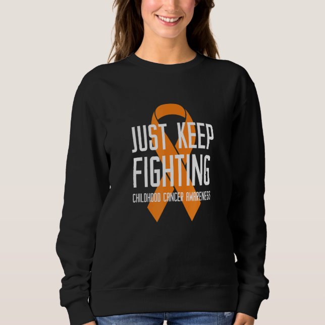 Behalt einfach Kämpfe Sweatshirt (Vorderseite)