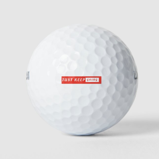 behalt einfach los golfball (Vorderseite)