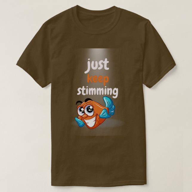 Behalt einfach Stimmungen Autismus Bewusstsein T-Shirt (Design vorne)