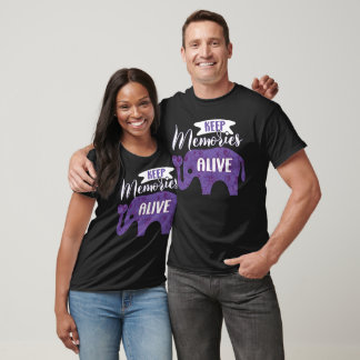 Behalt Erinnerungen Alzheimer's Awareness Elephant T-Shirt