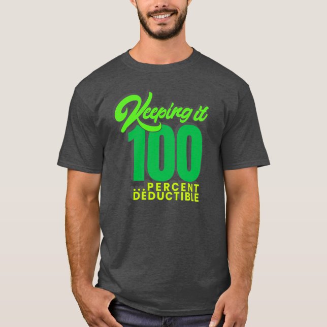 Behalt es 100...%Abziehbar - wählen Sie eine belie T-Shirt (Vorderseite)