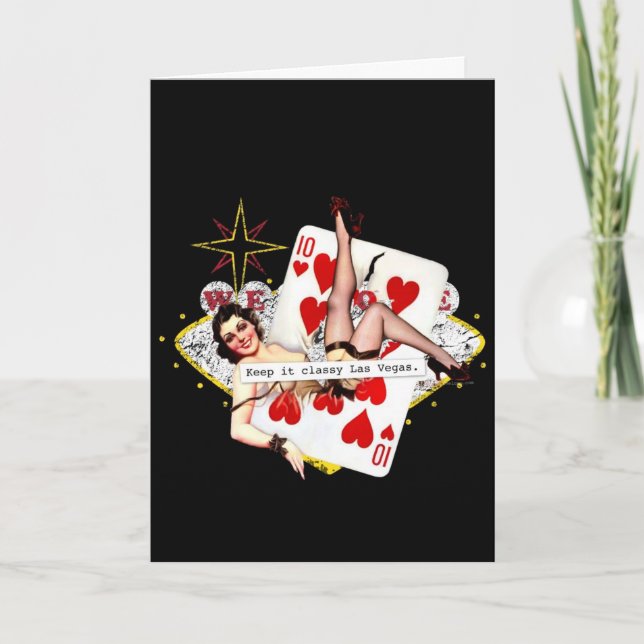 Behalt es Classy Las Vegas Karte (Vorderseite)