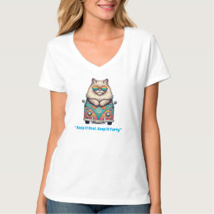 "Behalt es Cool, Behalt es furry" T-Shirt