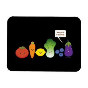 Behalt es farbig (einfaches Design) Magnet