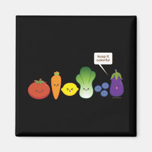 Behalt es farbig (einfaches Design) Magnet