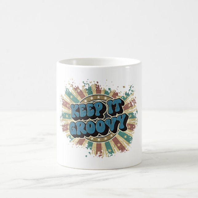 Behalt es groovy kaffeetasse (Mittel)