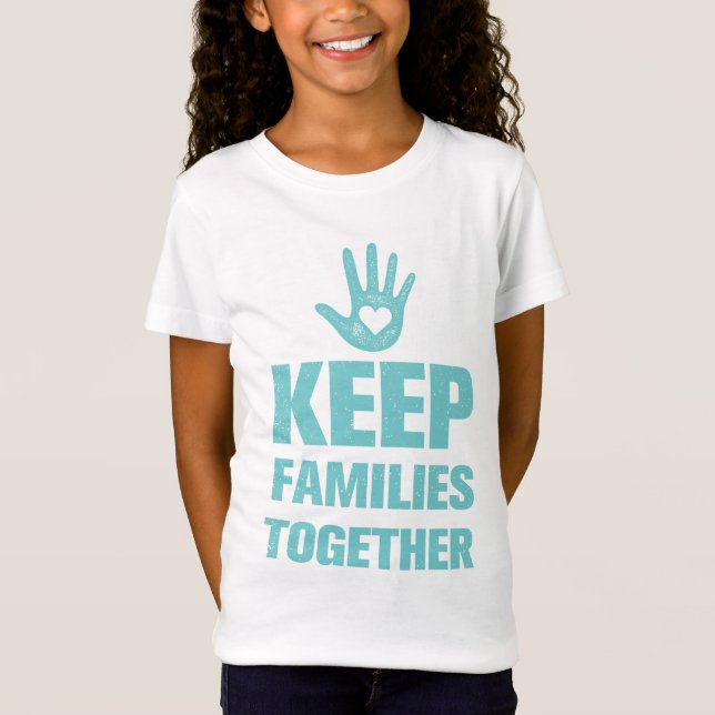Behalt Familien zusammen T-Shirt (Vorderseite)