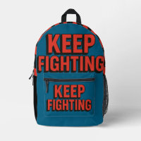 Behalt Fighting - 3D Fett Typografie