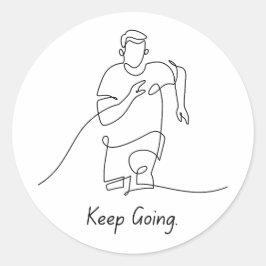 Behalt Going - Aufkleber zur Förderung