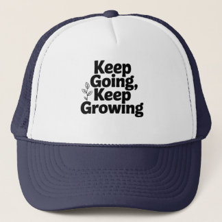 Behalt Going Behaltend Growing Cap - Motivierend M Truckerkappe