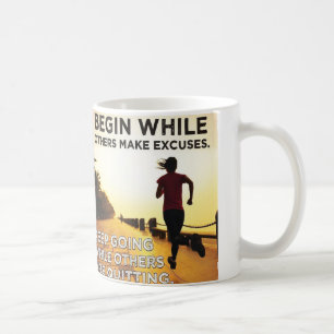 Behalt Going - Motivation für das Laufen von Fraue Tasse