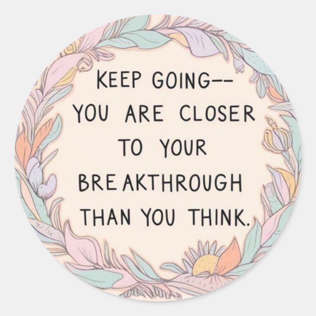 Behalt Going Stickers (Vorderseite)