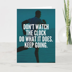 Behalt Going - Workout Motivierend Karte