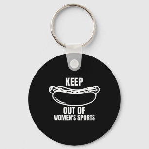 Behalt Hot Dogs aus den Frauen Sport Trump Fans Schlüsselanhänger