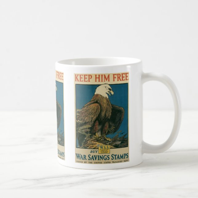 Behalt Ihm frei Kaffeetasse (Rechts)