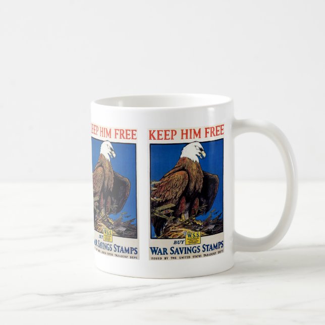 Behalt Ihm frei Tasse (Rechts)
