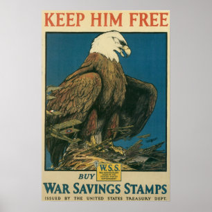 Behalt ihn frei poster