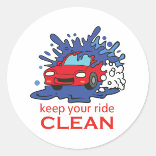 BEHALT IHRER REISE CLEAN RUNDER AUFKLEBER