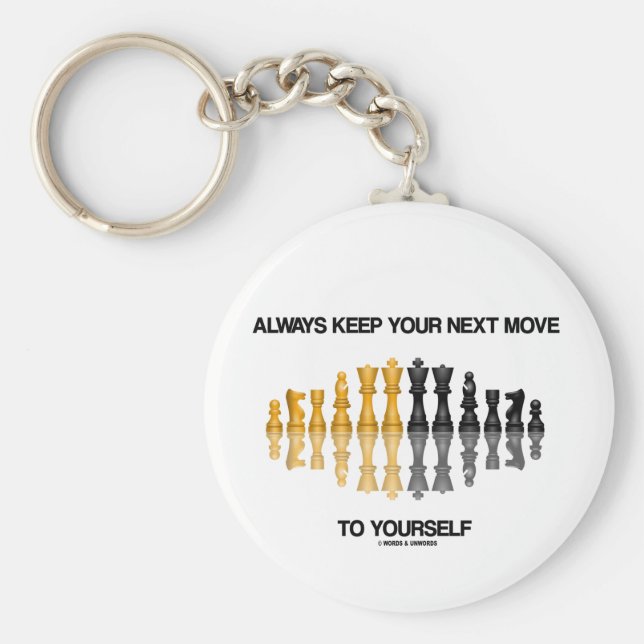 Behalt immer deinen nächsten Schritt zu deinem Sch Schlüsselanhänger (Vorne)