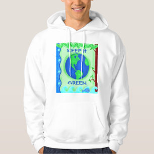 Behalt It Green Rett Earth Environment Art Hoodie
