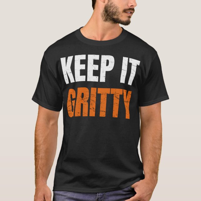 Behalt It Gritty Lovegritty Philadelphia Sportteam T-Shirt (Vorderseite)
