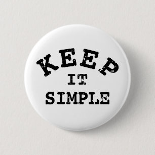 Behalt It Simple Typografy Button