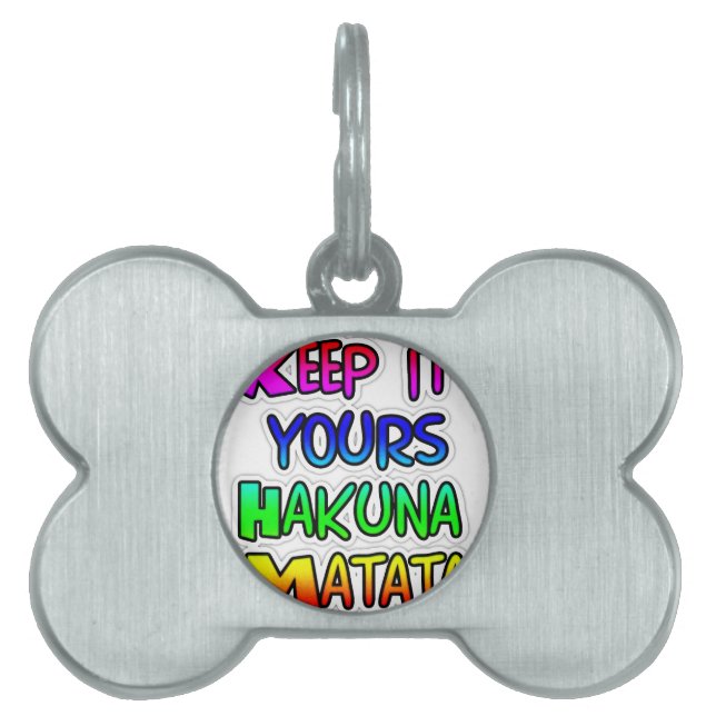 Behalt It Yours Hakuna Matata Art Print Tiermarke (Vorderseite)