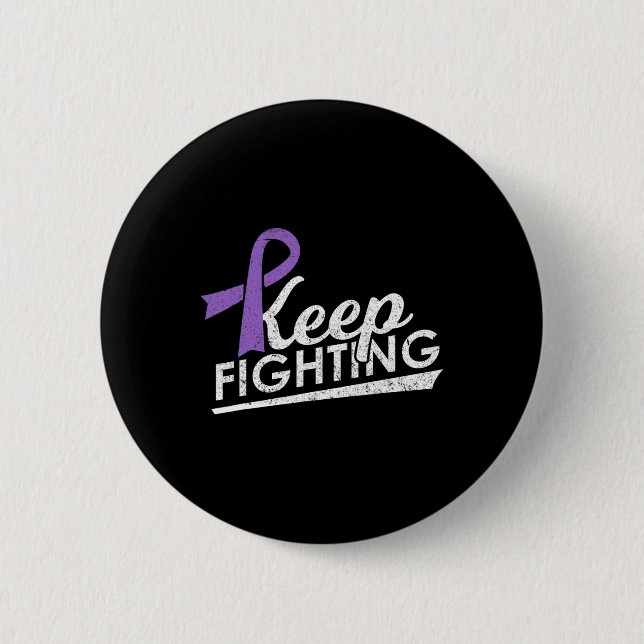 Behalt Kampf gegen die Alzheimer-Epilepsie Warrior Button (Vorderseite)