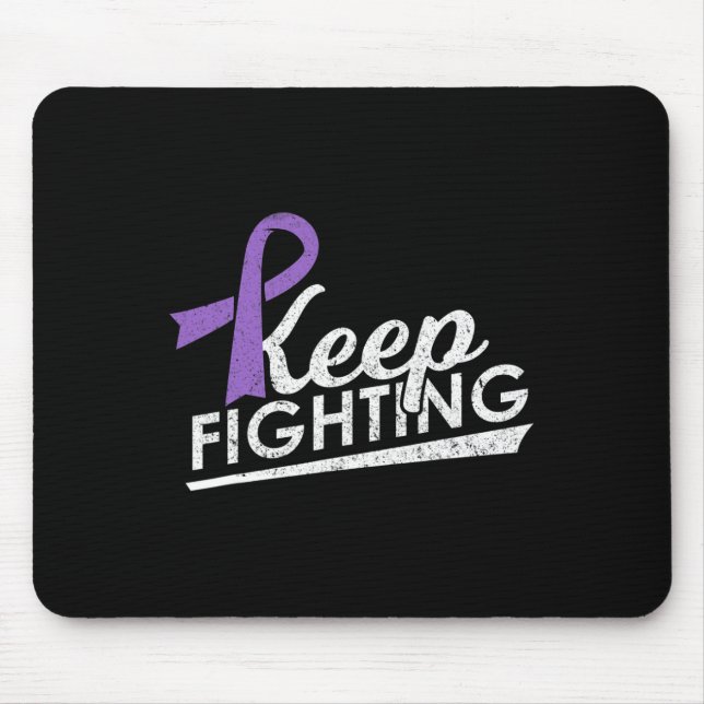 Behalt Kampf gegen die Alzheimer-Epilepsie Warrior Mousepad (Vorne)