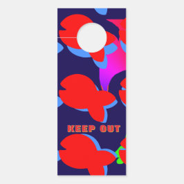 Behalt/Kinder nur Rote Fische Türanhänger