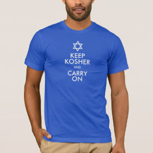Behalt Kosher und Carry On T-Shirt