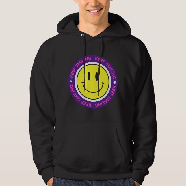 Behalt Lächeln Hoodie (Vorderseite)