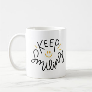 Behalt Lächeln Tasse