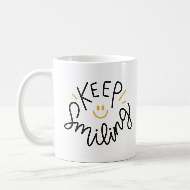 Behalt Lächeln Tasse (Links)