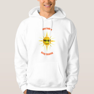 Behalt Lächeln und Behalt Shining Hoodie