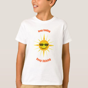 Behalt Lächeln und Behalt Shining T-Shirt