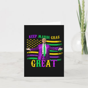 Behalt Mardi Gras Great Funny Trump Mardi Gras 202 Karte