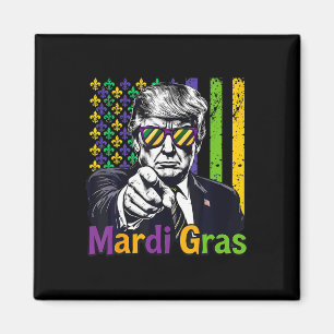 Behalt Mardi Gras Great Funny Trump Mardi Gras 202 Magnet