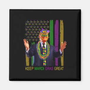 Behalt Mardi Gras Great Funny Trump Mardi Gras 202 Magnet