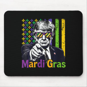 Behalt Mardi Gras Great Funny Trump Mardi Gras 202 Mousepad