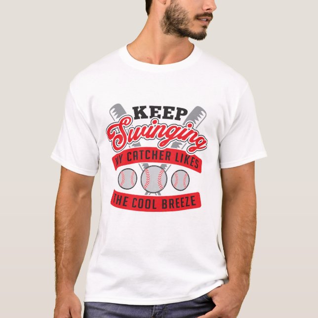Behalt, meinen Fänger zu schwingen mag die Coole B T-Shirt (Vorderseite)