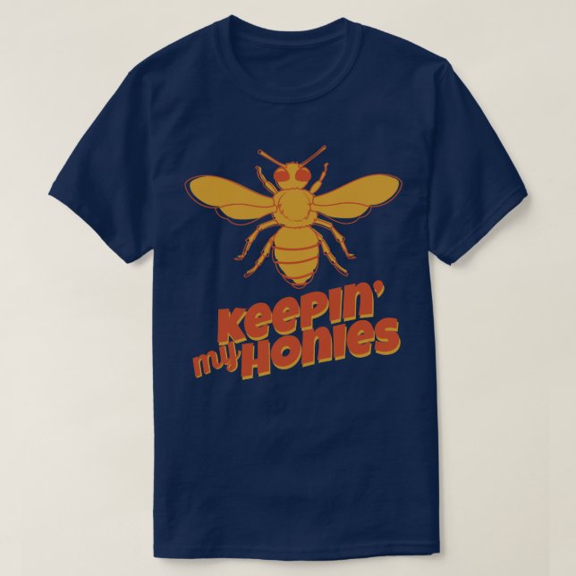 Behalt meines Honies Bee Keeper T-Shirt (Design vorne)