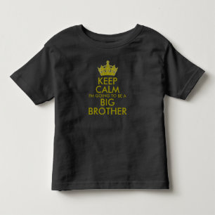 Behalt mich, ich werde ein großer Bruder Kleinkind T-shirt
