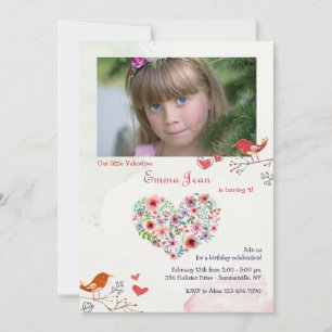 Behalt mich in dein Herz-Foto-Einladung Einladung