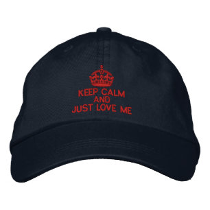 Behalt mich ruhig und Liebe Bestickte Baseballkappe