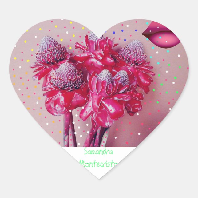 Behalt mir nah zu deinem Herzen > Überall !!! Herz-Aufkleber (Vorderseite)