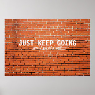 Behalt Motivierend Poster